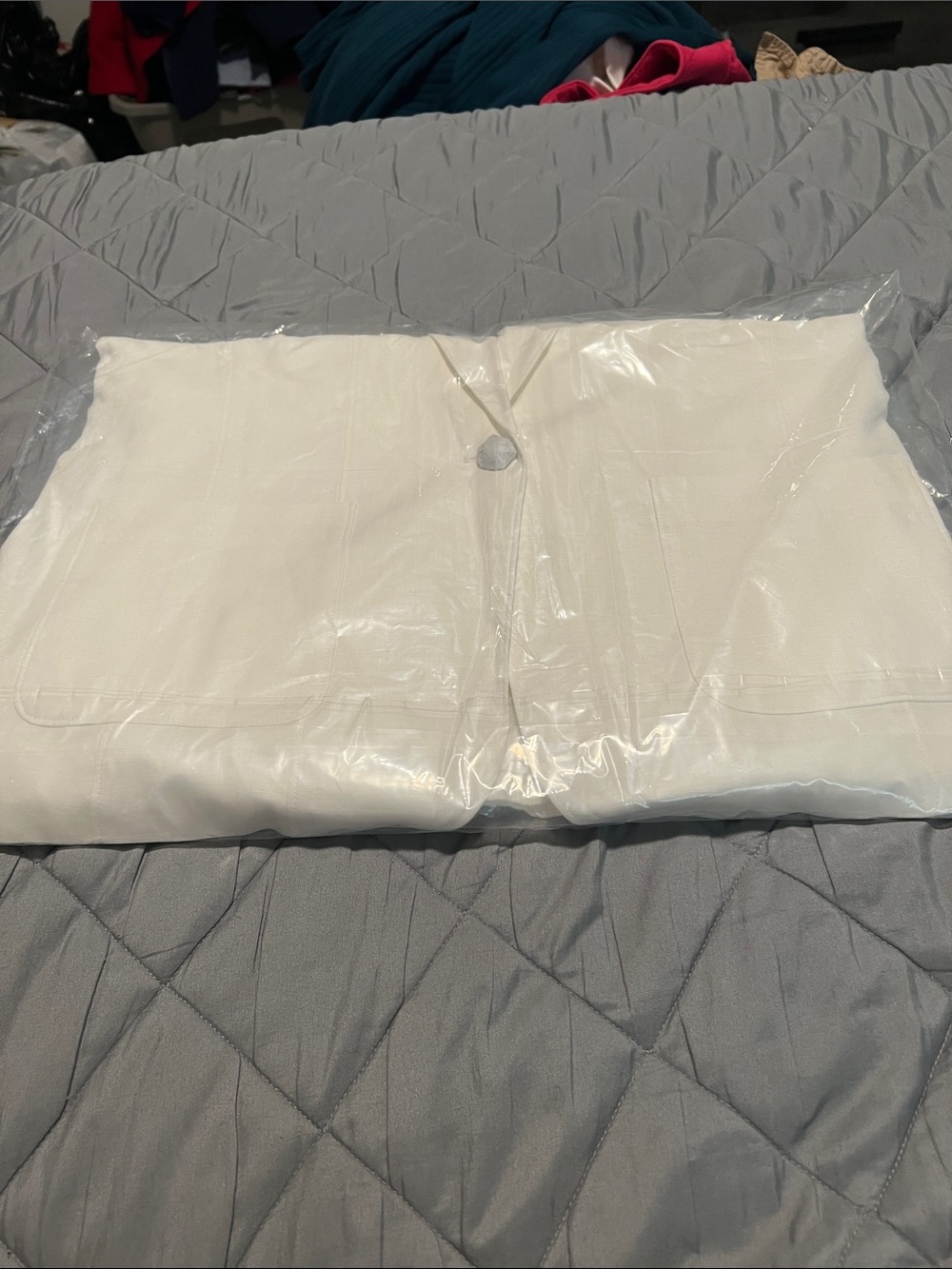 Talbots Cream Button-Front Cardigan - Picture 2 of 3